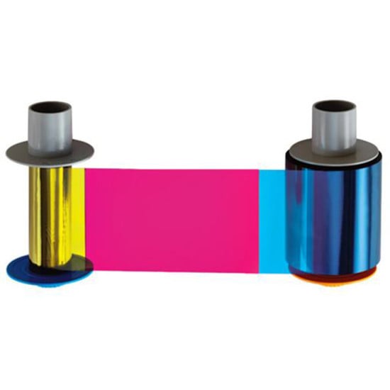 FARGO 84517 Half Panel YMCKK Colour Printer Ribbon (750 Prints)