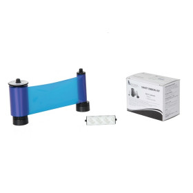 IDP SMART 30 and 50 Blue Monochrome Printer Ribbon With Cleaning Roller