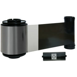 IDP SMART-70 Black Resin Ribbon and Clear Overlay with Cleaning Roller 659119