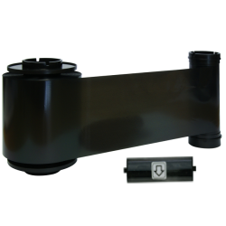 IDP SMART-70 Monochrome Black Resin Ribbon with Cleaning Roller (659115)