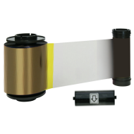IDP SMART-70 YMCFKO Full Colour Ribbon with UV Panel and Cleaning Roller 659114