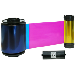 IDP SMART-70 YMCKO Full Colour Ribbon with Cleaning Roller (659111)