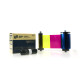 IDP SMART 21 YMCKO Colour Printer Ribbon With Cleaning Roller 653361