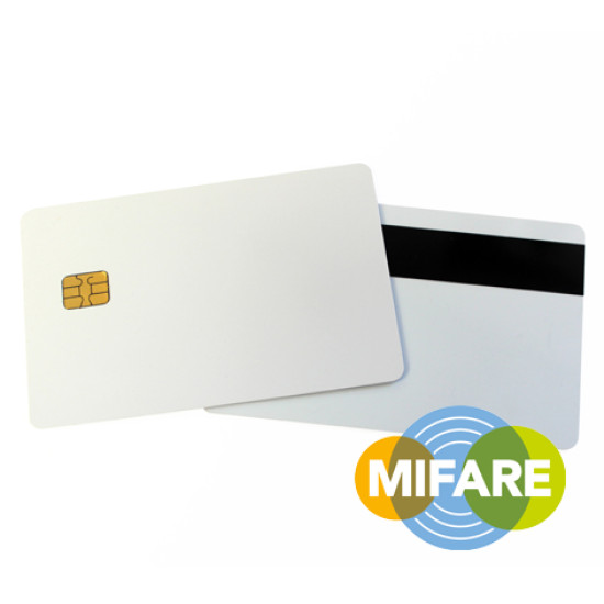MIFARE Classic Blank Hi-Co Mag Contact Cards 24LC02