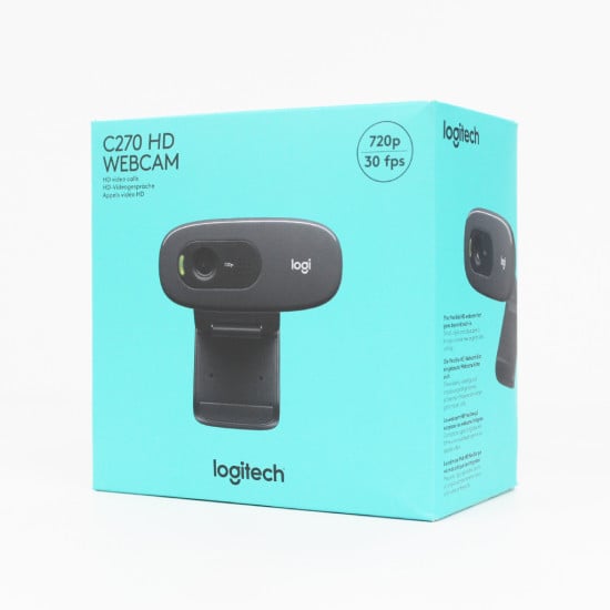 Logitech C270 HD Webcam side view