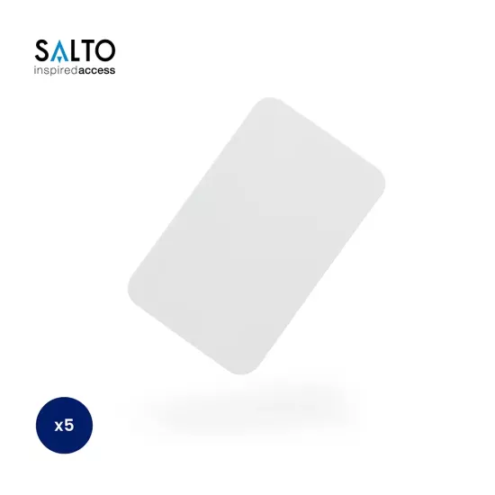 Salto KS PCD04KBKS-5 MIFARE DESFire EV2 White PVC Cards