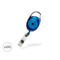 Yo-Yo Premier Badge Reel - Translucent 70cm Retractable Cord - Strap Fitting (Pack of 100) Yo-Yo Premier Badge Reel - Translucent 70cm Retractable Cord - Strap Fitting (Pack of 100)