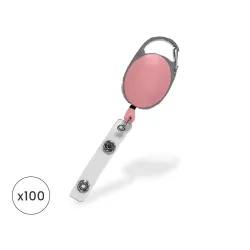 Yo-Yo Premier Badge Reel - Solid Colour 70cm Retractable Cord - Strap Fitting (Pack of 100) Yo-Yo Premier Badge Reel - Solid Colour 70cm Retractable Cord - Strap Fitting (Pack of 100)
