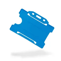 Open Faced Metal Detectable Card Holder In Blue (Pack of 100) Open Faced Metal Detectable Card Holder In Blue (Pack of 100)