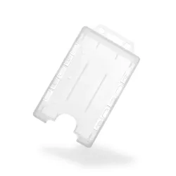 Open-Faced Double-Sided Biodegradable Cardholders Portrait - Pack of 100 Open-Faced Double-Sided Biodegradable Cardholders Portrait - Pack of 100