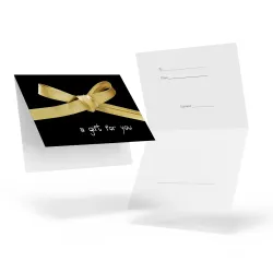 Black Gold Bow Gift Card Holders (Pack of 100) Black Gold Bow Gift Card Holders (Pack of 100)