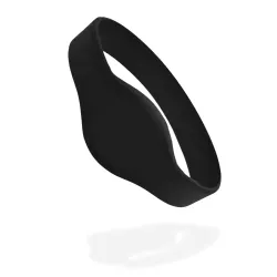 Black 74mm Wristband with iCODE Chip Black 74mm Wristband with iCODE Chip