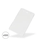 Clear Vinyl Portrait Badge Holders (Pack of 100) Clear Vinyl Portrait Badge Holders (Pack of 100)