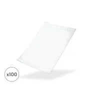 A6 Clear Vinyl Holders - Insert Size up to 107mm x 154mm - Portrait - Pack of 100 - In stock! 