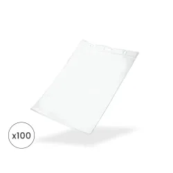 A6 Clear Vinyl Holders - Insert Size up to 107mm x 154mm - Portrait - Pack of 100 - In stock!  A6 Clear Vinyl Holders - Insert Size up to 107mm x 154mm - Portrait - Pack of 100 - In stock!