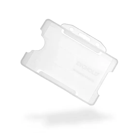 Evohold Antimicrobial Open Faced Card Holders Landscape Single Sided (Pack of 100)