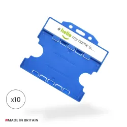 '#hello my name is…' - Double Sided Open Faced Cardholders - Pack of 10 '#hello my name is…' - Double Sided Open Faced Cardholders - Pack of 10
