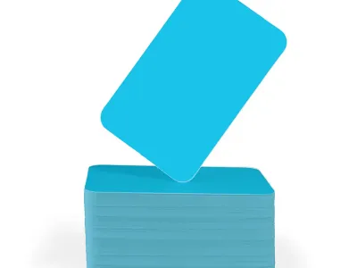 Printing on Coloured Plastic Cards