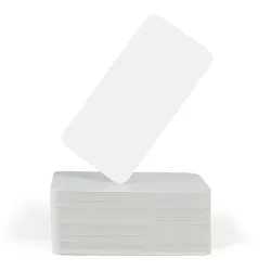 Blank White 109mm PVC Cards (Pack of 100) Blank White 109mm PVC Cards (Pack of 100)