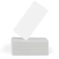 Blank White 128mm PVC Cards (Pack of 100) Blank White 128mm PVC Cards (Pack of 100)