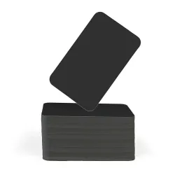 FOTODEK® Solid Core Chalkboard Matte Black PVC Cards (Pack of 100) FOTODEK® Solid Core Chalkboard Matte Black PVC Cards (Pack of 100)
