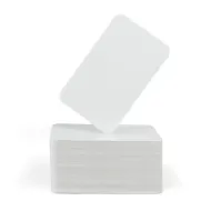 Evolis Blank White Paper Cards 760 Micron (100 Pack)