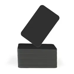 Evolis Matte Black PVC Cards (Pack of 100)  Evolis Matte Black PVC Cards (Pack of 100)