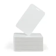FOTODEK® Blank White Adhesive Card Portrait Slot Punch (Pack of 100)