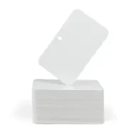 FOTODEK® White PVC Cards Landscape Hole Punch (Pack of 100) FOTODEK® White PVC Cards Landscape Hole Punch (Pack of 100)