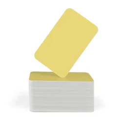 FOTODEK® White Core Buttermilk PVC Cards (Pack of 100) FOTODEK® White Core Buttermilk PVC Cards (Pack of 100)