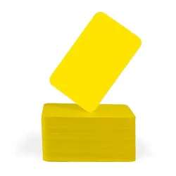FOTODEK® Solid Core Canary Yellow PVC Cards (Pack of 100)  FOTODEK® Solid Core Canary Yellow PVC Cards (Pack of 100)