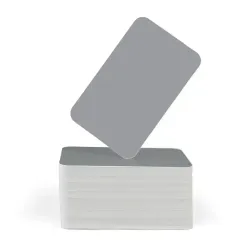 FOTODEK® White Core Chandelier Silver PVC Cards (Pack of 100)  FOTODEK® White Core Chandelier Silver PVC Cards (Pack of 100)