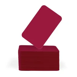 FOTODEK® Solid Core Claret PVC Cards (Pack of 100)  FOTODEK® Solid Core Claret PVC Cards (Pack of 100)