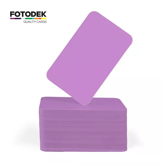 FOTODEK® Solid Core Crocus PVC Cards (Pack of 100)
