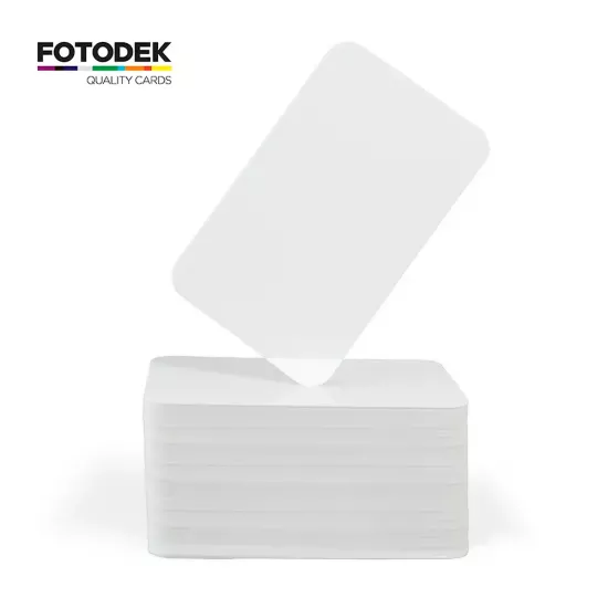 FOTODEK® Solid Core Crystal Clear PVC Cards (Pack of 100)
