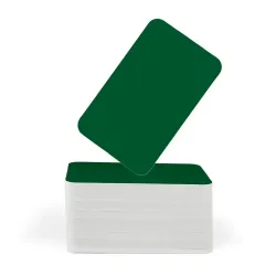 FOTODEK® White Core Forest Green PVC Cards (Pack of 100) FOTODEK® White Core Forest Green PVC Cards (Pack of 100)
