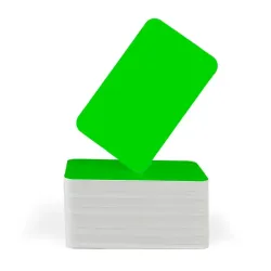 FOTODEK® White Core Jolt Green PVC Cards (Pack of 100) FOTODEK® White Core Jolt Green PVC Cards (Pack of 100)
