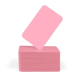 FOTODEK® Solid Core Marshmallow Pink PVC Cards (Pack of 100) FOTODEK® Solid Core Marshmallow Pink PVC Cards (Pack of 100)