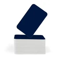 FOTODEK® White Core Midnight Blue PVC Cards (Pack of 100)
