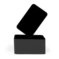 FOTODEK® Solid Core Onyx Black PVC Cards (Pack of 100)