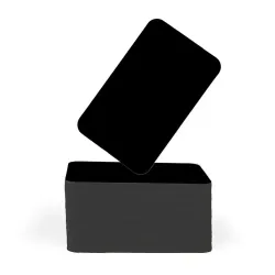 FOTODEK® Solid Core Onyx Black PVC Cards (Pack of 100) FOTODEK® Solid Core Onyx Black PVC Cards (Pack of 100)