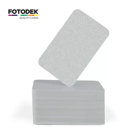 FOTODEK® Solid Core Quicksilver PVC Cards (Pack of 100)