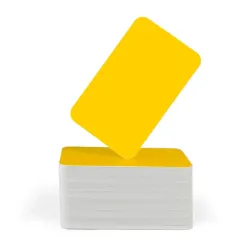 FOTODEK® White Core Sunflower Yellow PVC Cards (Pack of 100) FOTODEK® White Core Sunflower Yellow PVC Cards (Pack of 100)