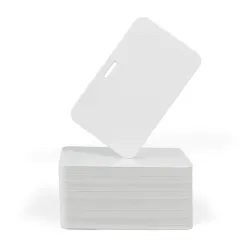 FOTODEK® PVC White Cards Landscape Slot Punch (Pack of 100) FOTODEK® PVC White Cards Landscape Slot Punch (Pack of 100)