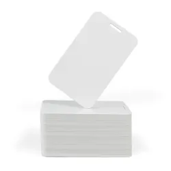 FOTODEK® White PVC Cards Portrait Slot Punch (Pack of 100) FOTODEK® White PVC Cards Portrait Slot Punch (Pack of 100)