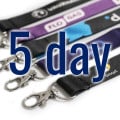 Dye Sublimation Lanyards Express Service 5 Day Delivery