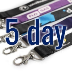 Dye Sublimation Lanyards Express Service 5 Day Delivery