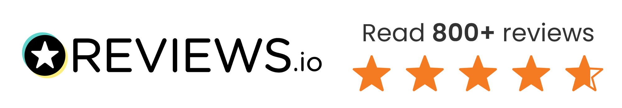 Over 800+ verified reviews