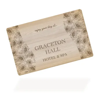 Engraved Wood Card