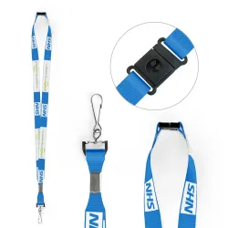 15mm Printed Lanyard NHS Hello My Name is with Metal Dog Clip (Pack of 10) 15mm Printed Lanyard NHS Hello My Name is with Metal Dog Clip (Pack of 10)